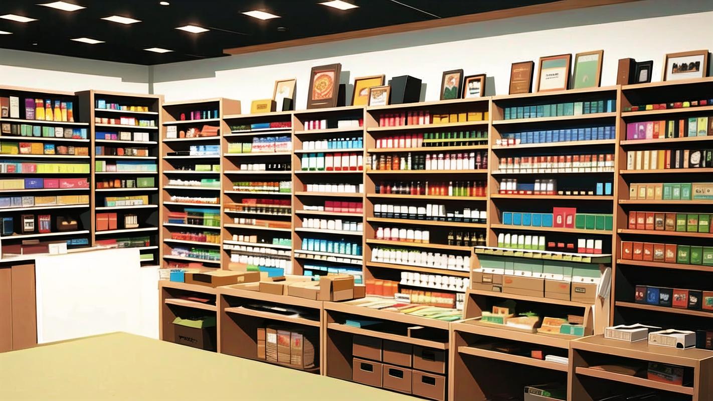 日用百貨貨架背景素材大放送